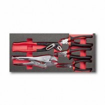 USAG 519 M 150A - Foam module set with pliers and cutting nippers (5 pcs)