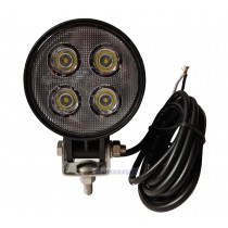 Round Flood Type LED Work Lamp - 12W 800lm